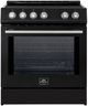 FORNO® Leonardo 30" Black Pro Style Induction Range-1