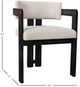 Nest Home Collections Atlas Black Wash/Vogar Beige Dining Chair -3