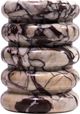 TOV Furniture Marble Breccia Layered Decorative Vase-4