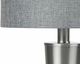 Monarch Specialties Inc. Set Of 2 24"H Silver Metal Table Lamps-2