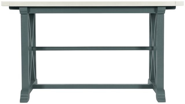 Hooker® Furniture Serenity Piers Friendship Shell Extendable Counter Height Dining Table with Seaspray Base-2