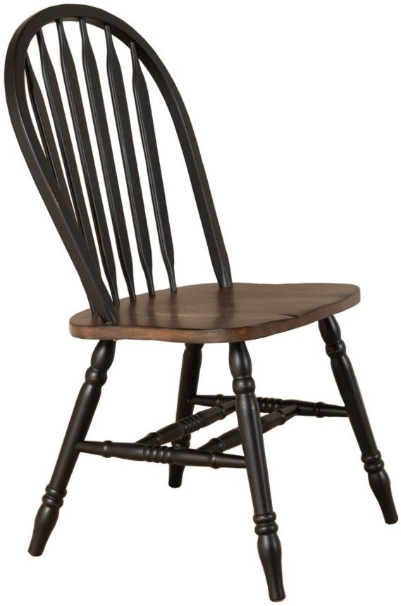 Liberty Furniture Carolina Crossing 3-Piece Antique Honey/Black Pedestal Dining Set-3