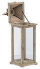 A & B Home Ivona 2-Piece Beige Garden Decorative Lantern Set-1