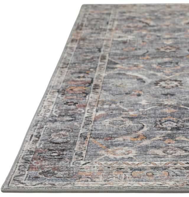 Dalyn™ Rug Company Jericho JC4 Silver 5'x8' Area Rug-2