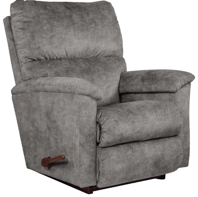 La-Z-Boy® Brooks Charcoal Manual Rocking Recliner-0
