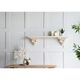 A & B Home Whitewashed Palm Accent-3