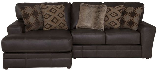 Jackson Furniture Denali 2-Piece Chocolate Left-Arm Facing Loveseat Sectional and Chaise-1