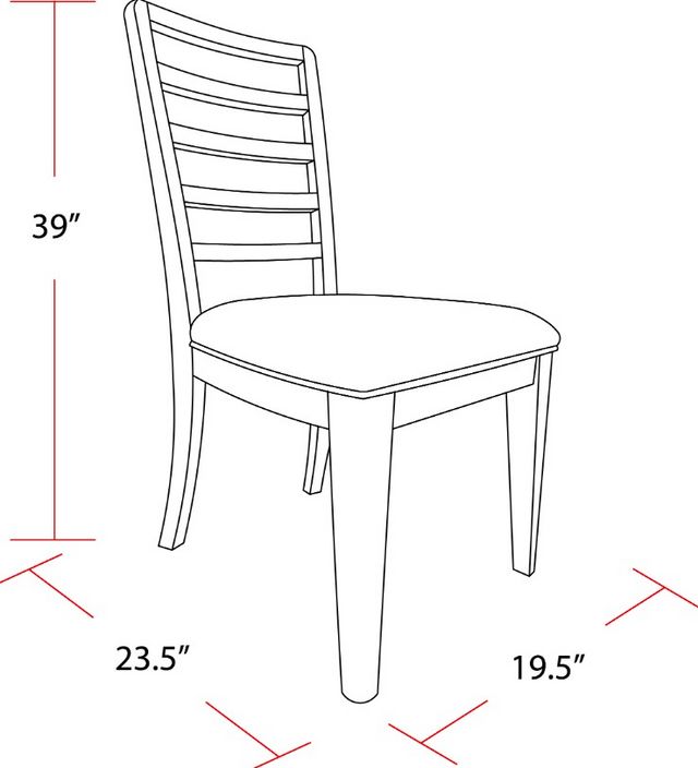 Parker House® Escape 10-Piece Glazed Natural Oak/Mirage Mist Full Dining Set-6