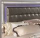 Furniture of America® Brachium Silver Queen Upholstered Bed-1