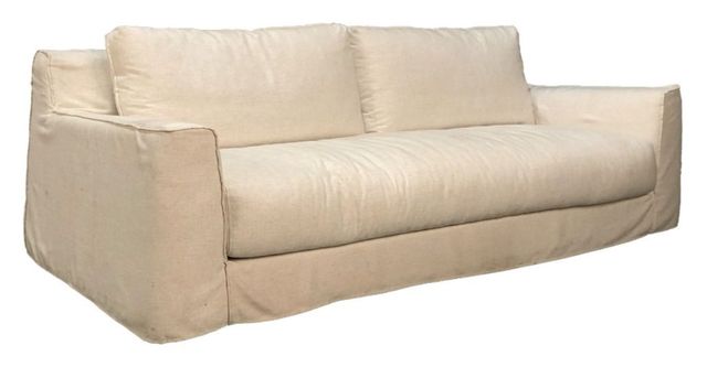 Home Trends & Design Gatsby Palladium White Sofa-0