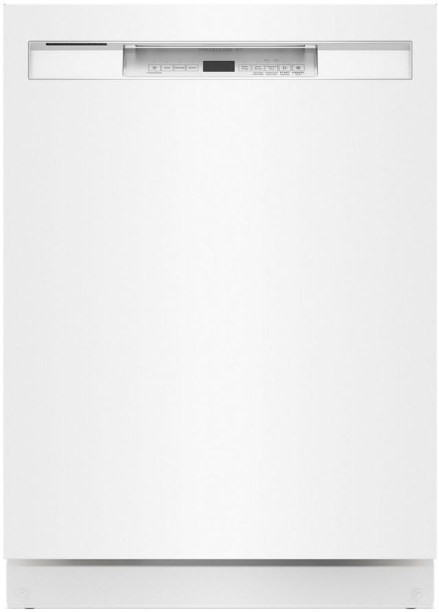 Maytag® 24" White Front Control Built In Dishwasher-0