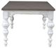Liberty Furniture River Place Tobacco Rectangular Dining Table with Riverstone White Base-4