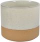 Moe's Home Collection Rustica Brown/White 5" Planter-0