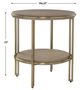 Uttermost® Elise Brass Side Table-2