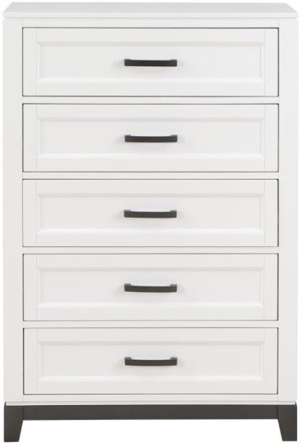 Mazin Furniture Garretson White Chest-1