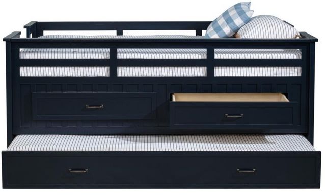 Coaster® Carlsbad Navy Blue Twin Captains Bed with Trundle-3