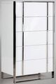 VIG Furniture Nova Domus Francois Stainless Steel/White Chest-0