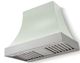 La Cornue CornuFé Cascade 36" Tapestry Wall Mounted Range Hood with Satin Chrome Trim-0