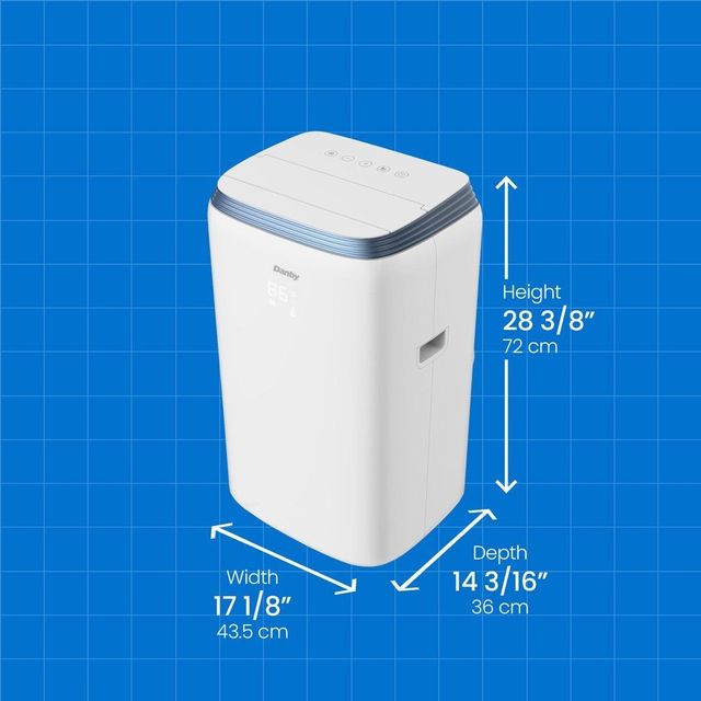 Danby® 12500 BTU (8000 SACC) White Portable A/C-1