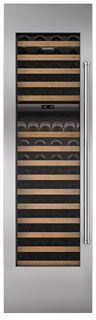 Sub-Zero® 18" Stainless Steel Left Hinge Column Refrigerator Glass Door Panel Kit with Pro Handle-1