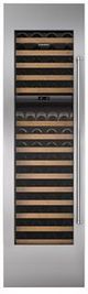 Sub-Zero® 18" Integrated Stainless Steel Wine Storage Door Panel with Pro Handle-1