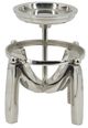A & B Home Clear Glass Cylindrical Hurricane on Stand-2