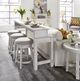 Liberty Furniture Modern Farmhouse 4-Piece Flea Market White/Gray Console Bar Set-1