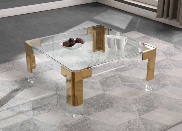 Meridian Furniture Casper Gold Coffee Table-3