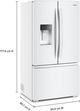 Whirlpool® 36" 23.4 Cu. Ft. White Counter Depth French Door Refrigerator-3