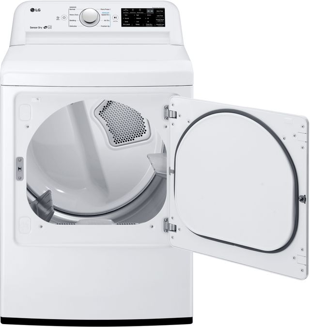 LG 7.3 Cu. Ft. White Electric Dryer-1
