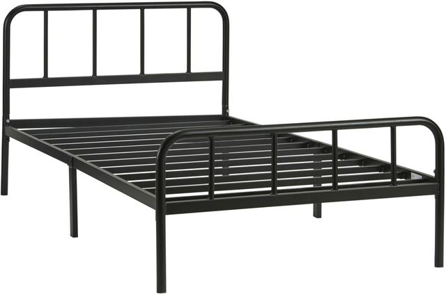 Signature Design by Ashley® Trentlore Black Twin Platform Bed-0