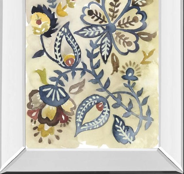 Classy Art Paisley Path III by Chariklia Zarris Mirror Framed Wall Art-1