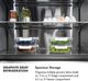 ZLINE 30 in. 16.1 Cu. Ft. Stainless Steel Built In Bottom Freezer Refrigerator with Graphite Gray Interior-1