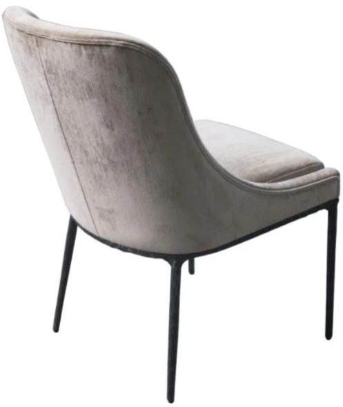Nest Home Collections Freya Black/Boston Taupe Dining Chair-1