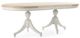 Century® Monarch Madeline Wash Oak Double Pedestal Table with White Base-0