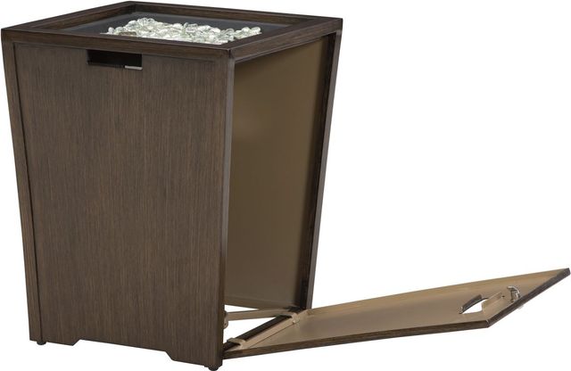 Signature Design by Ashley® Rodeway South Brown Aluminum Fire Pit-2