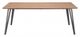 Zuo® Modern Perpignan Brown Dining Table with Silve Metal Legs-1