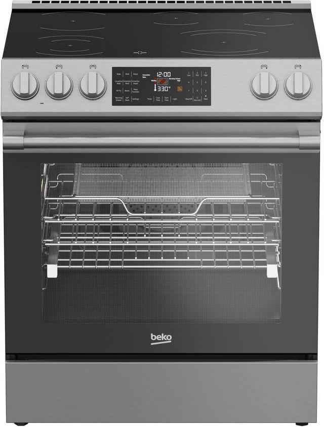 Beko 30" Stainless Steel Slide In Electric Range-0