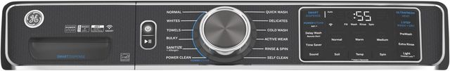 GE® 5.0 Cu. Ft. White Smart Front Load Washer-3