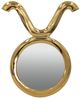 A & B Home Gold Aluminum Mirror-0