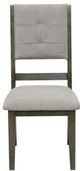 Mazin Furniture Zacharia 5 Piece Fine gray Dining Room Set-3