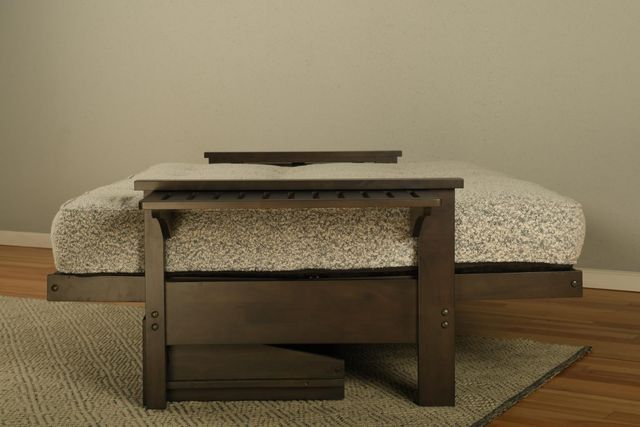 Kodiak Furniture Alamosa Canton Black/Graystone Full Storage Futon with Mattress-3