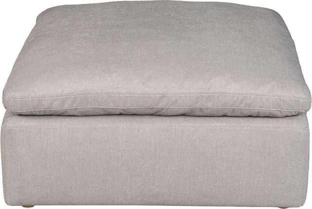 Moe's Home Collection Terra Condo Light Grey Ottoman-1