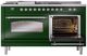 Ilve® Nostalgie II Series 60" Emerald Green Pro Style Dual Fuel Range-4