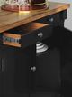 Signature Design by Ashley® Wildenauer Black/Brown Dining Room Buffet-5