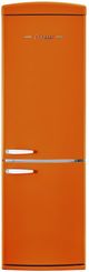 Unique® Appliances Classic Retro 24" 11.7 Cu. Ft. Orange Creamsicle Counter Depth Bottom Freezer Refrigerator-0