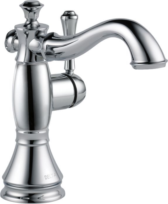 Delta Cassidy® Chrome Single Handle Bathroom Faucet with Drain-0