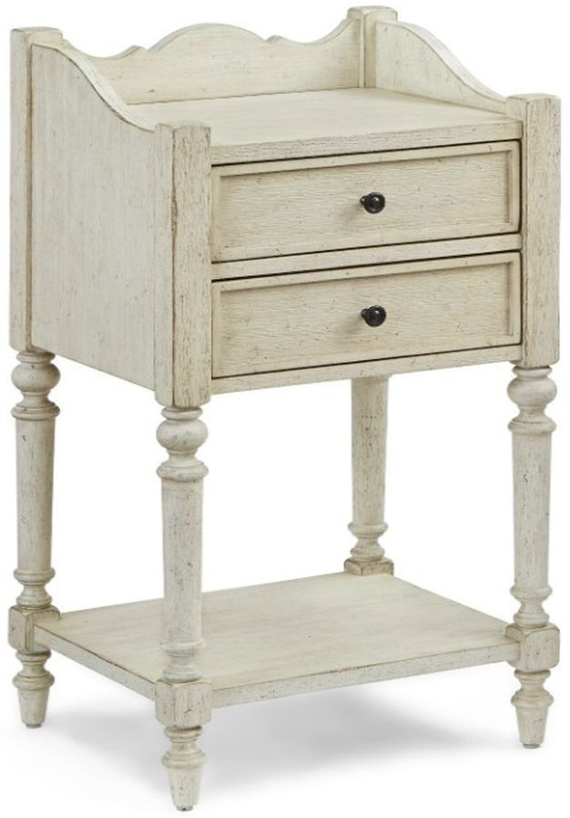 Null Furniture 6618 Rustic White Gallery Table-0