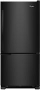 Whirlpool® Gold® 18.7 Cu. Ft. Bottom Freezer Refrigerator-Black-0