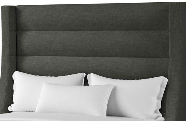 Parker House® Jacob Luxe Dark Gray King Panel Bed-1